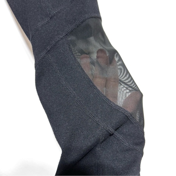 Nanette Lepore Black High Waist Mesh Leggings Size Small - Picture 6 of 14